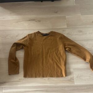 Zara Women's Brown Long Sleeve Tee